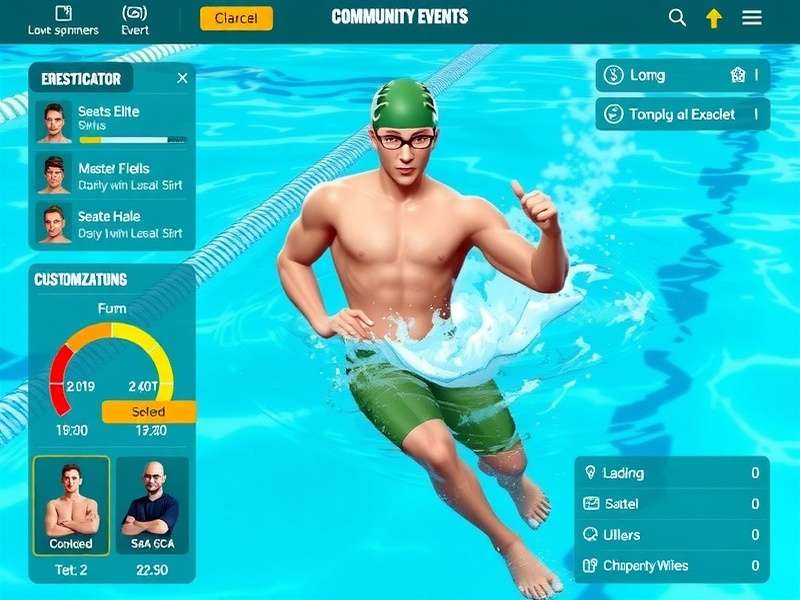 Emerald Elite Swimmers character customization